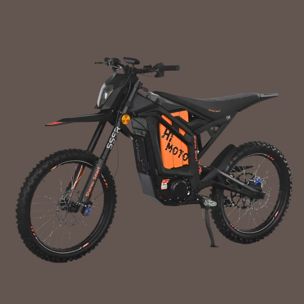 72V Electric Dirt Bike 8000W Peak/3000W Rated Power Adult Off-Road Motorbike All-Terrain E-Motorcycle